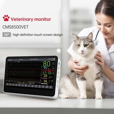 Portable 12.1-Inch Touch Screen Veterinary Patient Monitor Handheld Device for Cat and Dog Animals